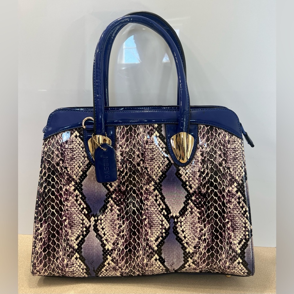 Dasein Faux Snakeskin Shoulder Bag